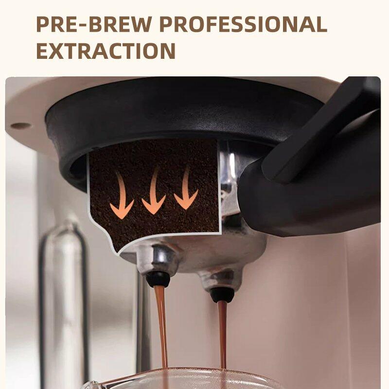 HiBREW 20 Bar Semi Automatic Espresso Coffee Maker With Grinder Bean  Milk Frothing System Machine - H14 image 4