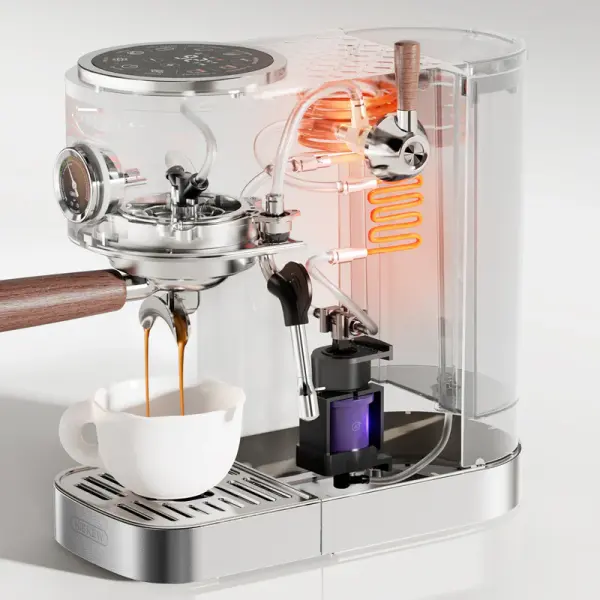HiBREW H13 Coffee espresso machine - white image 4