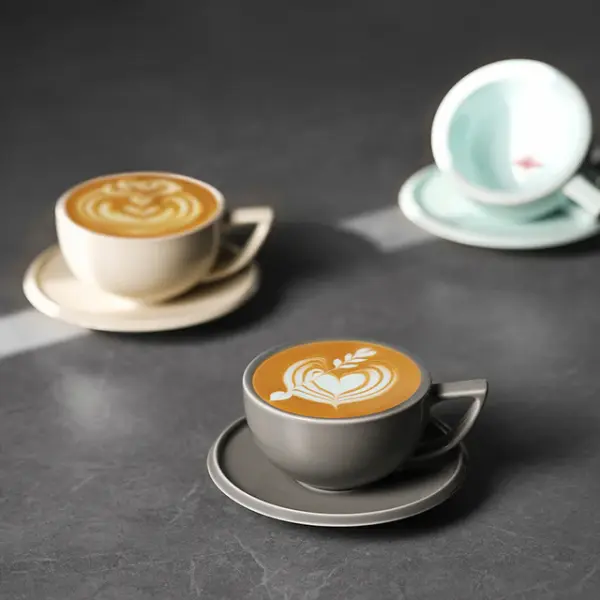 MHW-3BOMBER Ceramic Latte Cup 280ML - BLACK image 6