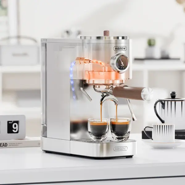 HiBREW H13 Coffee espresso machine - white image 5
