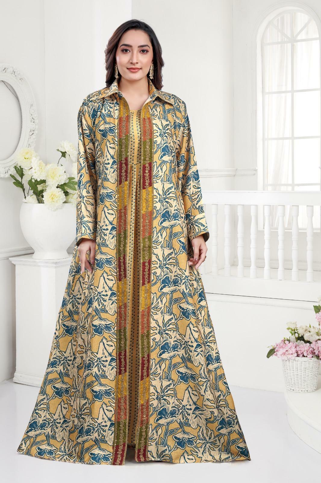 Linen Dress Set  - Yellow image 0
