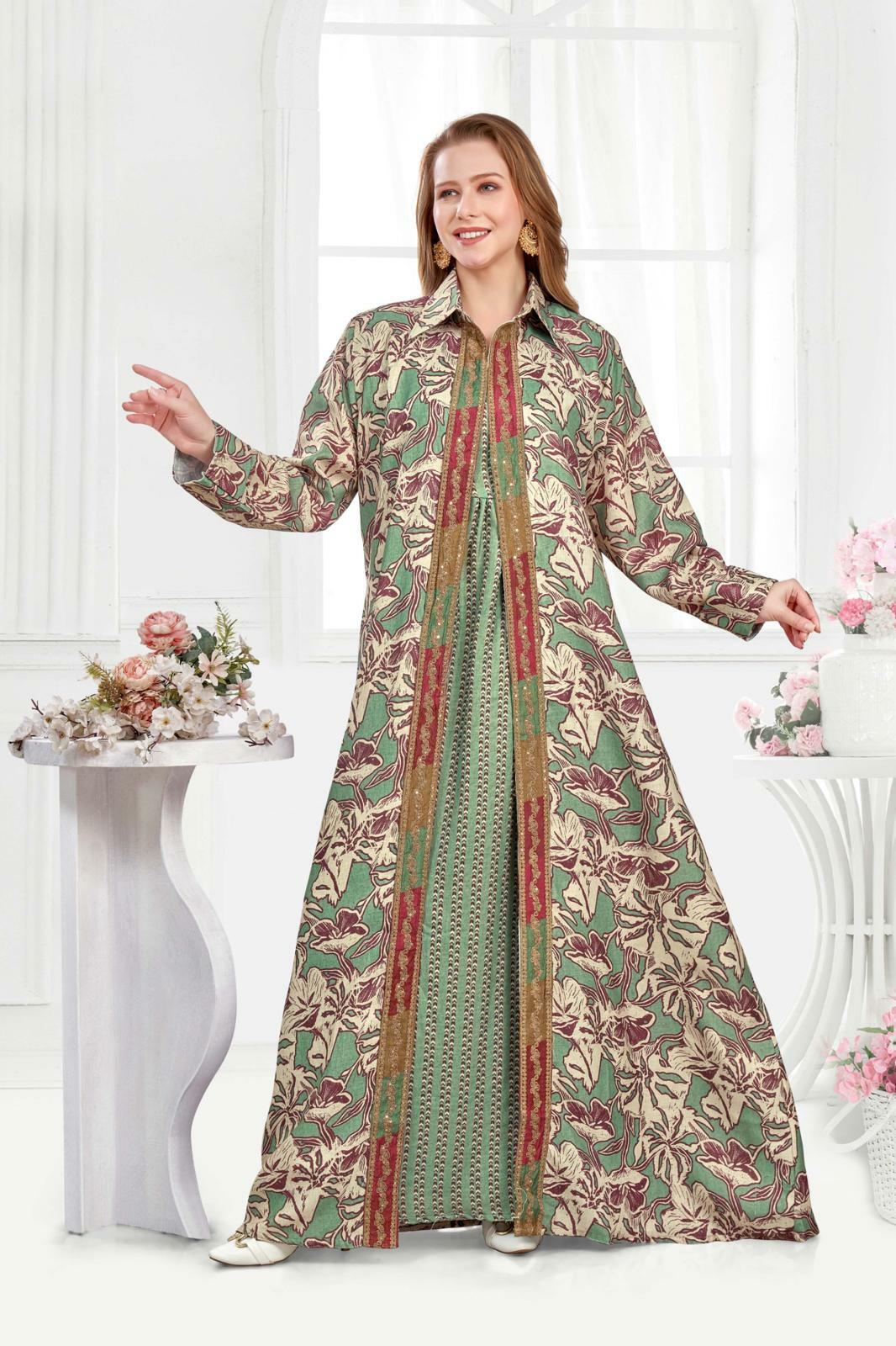 Linen Dress Set  - Green image 0