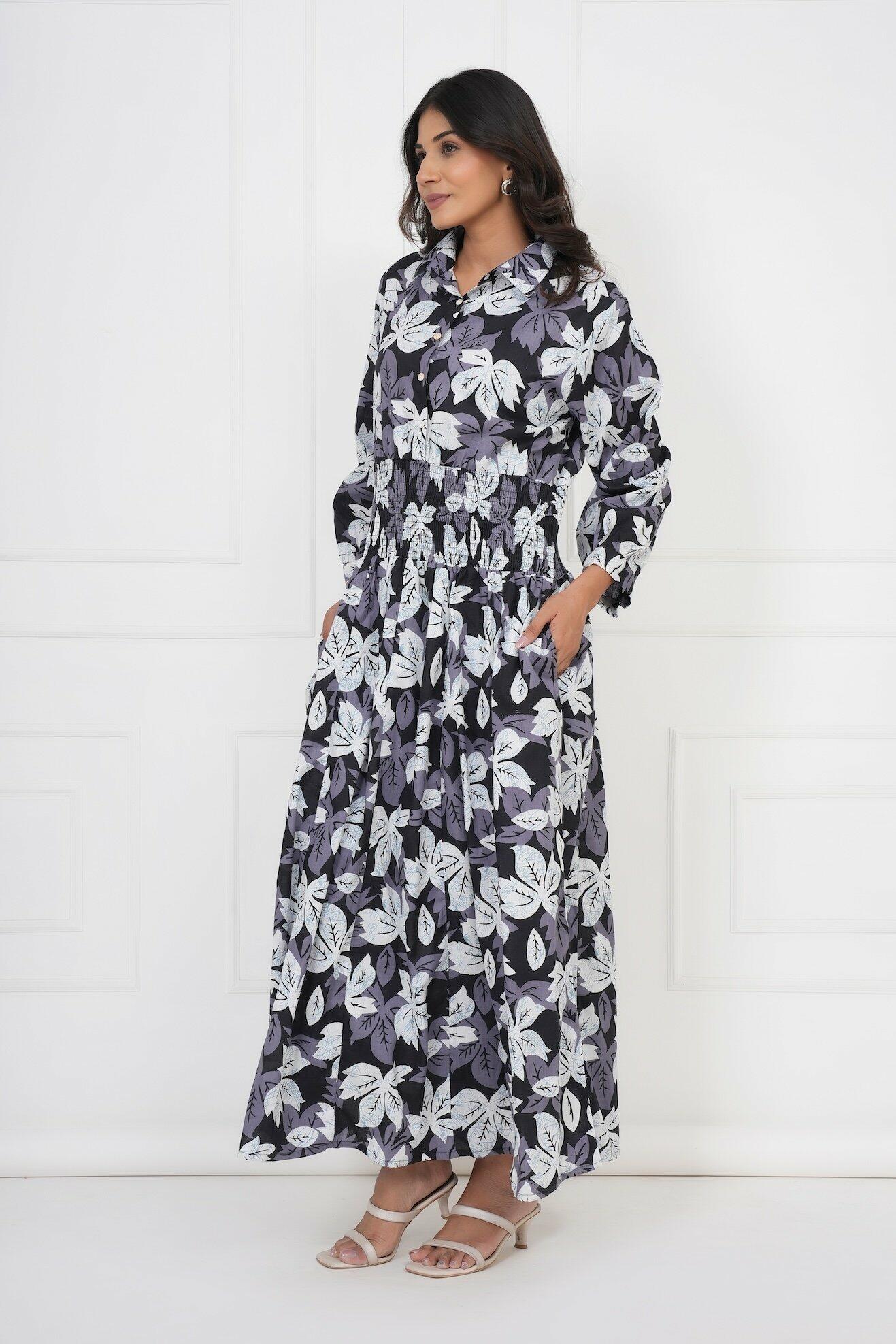 Classic Shirt Dress - Black image 3