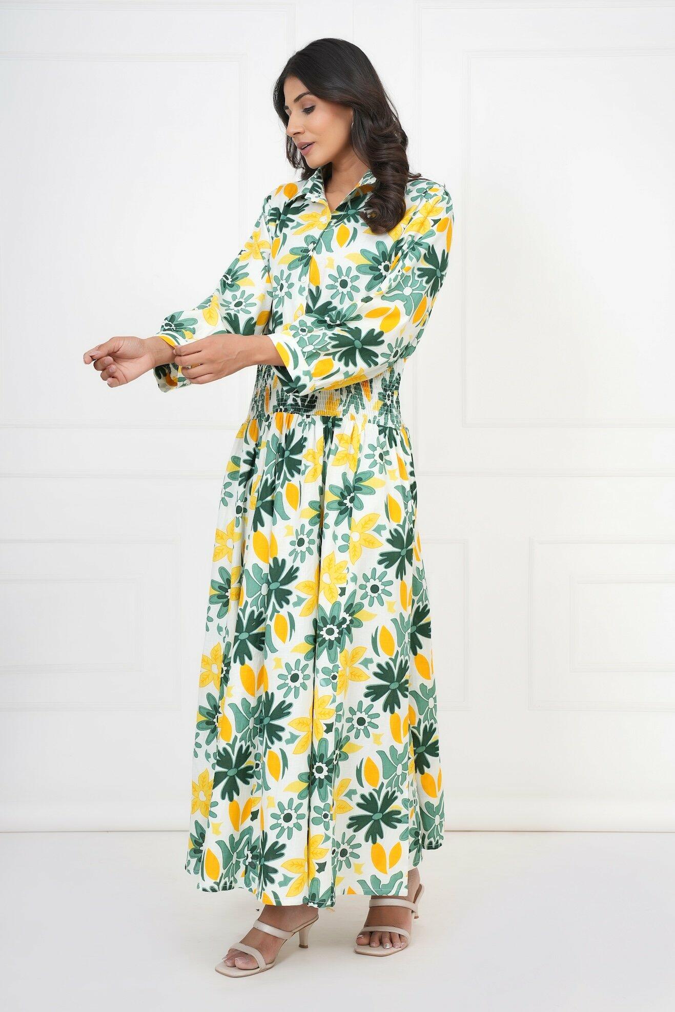 Classic Shirt Dress - White image 1