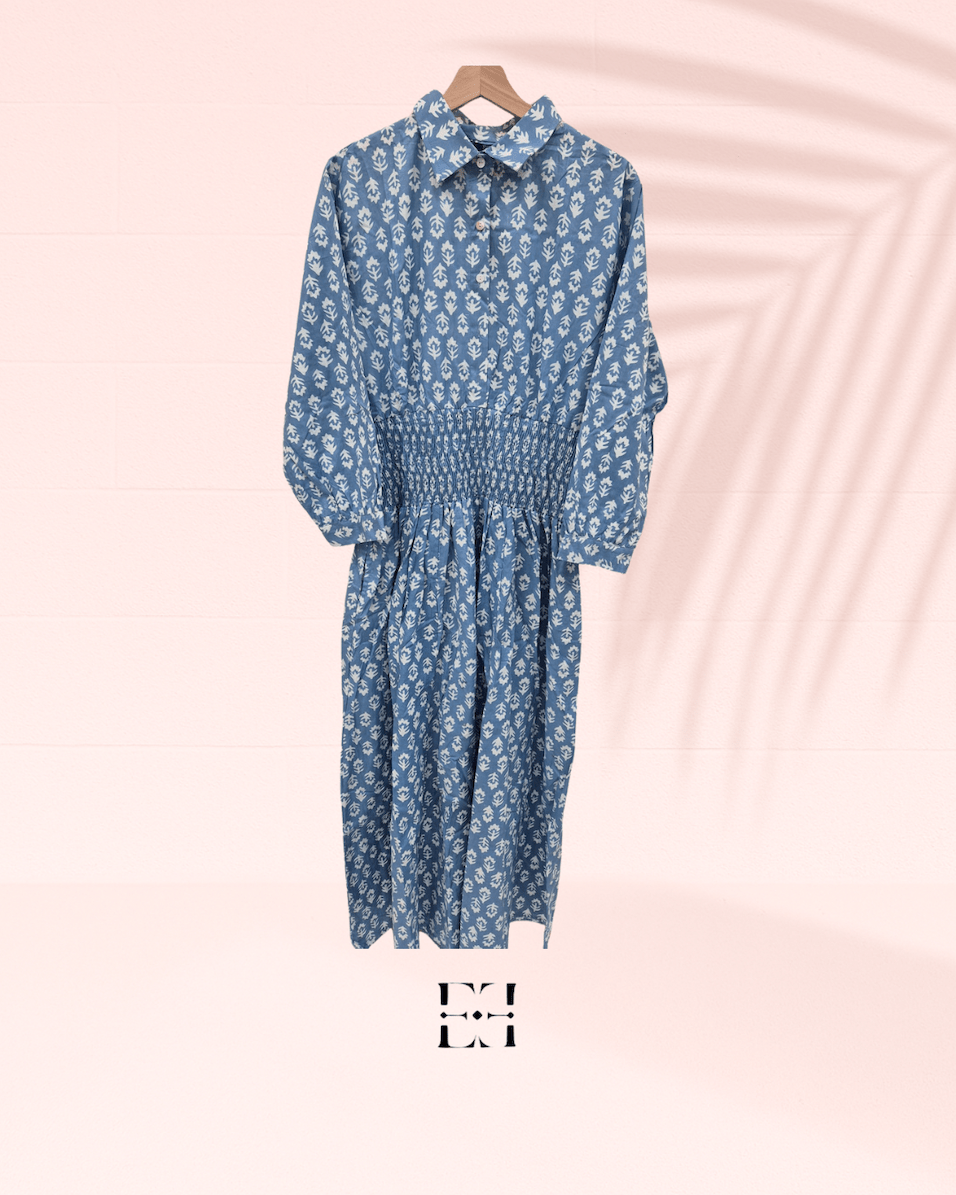 Classic Shirt Dress - Blue image 0