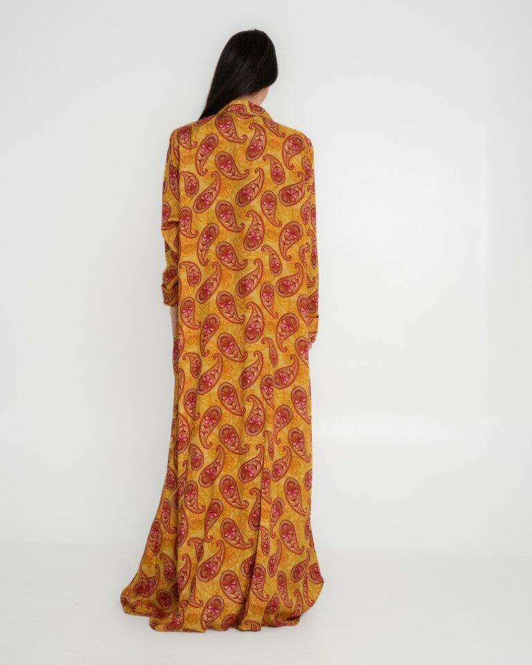 Cotton Sateen Dress Set - Yellow image 3