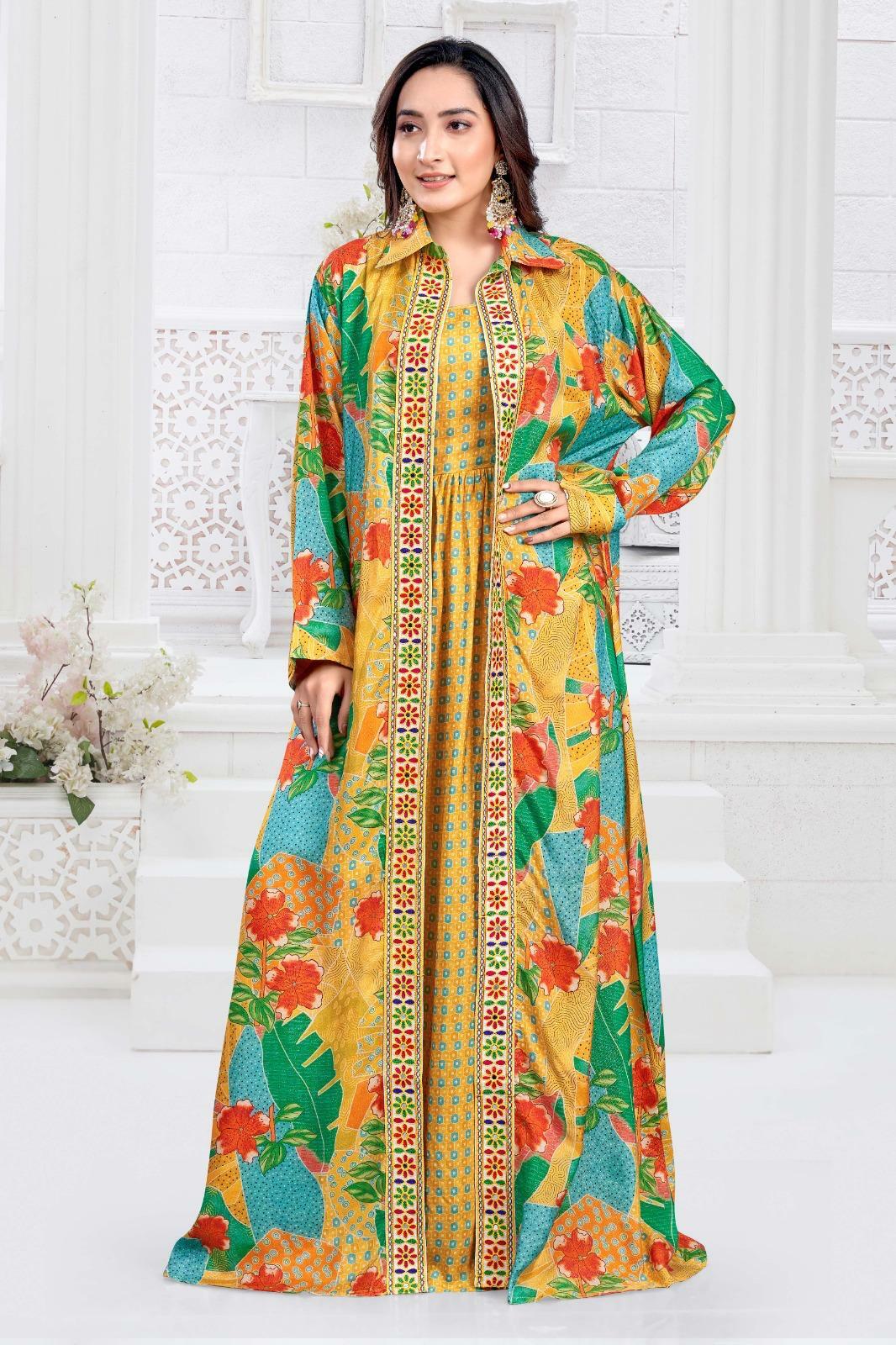 Cotton Sateen Dress Set - Yellow image 0