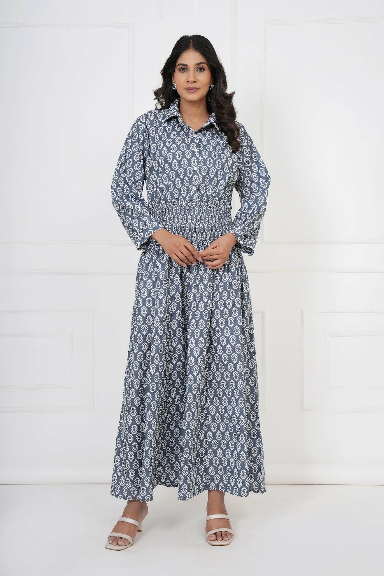 Classic Shirt Dress - Blue image 0