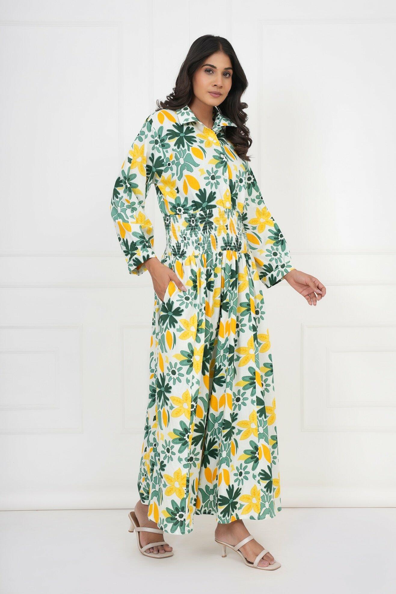 Classic Shirt Dress - White image 2
