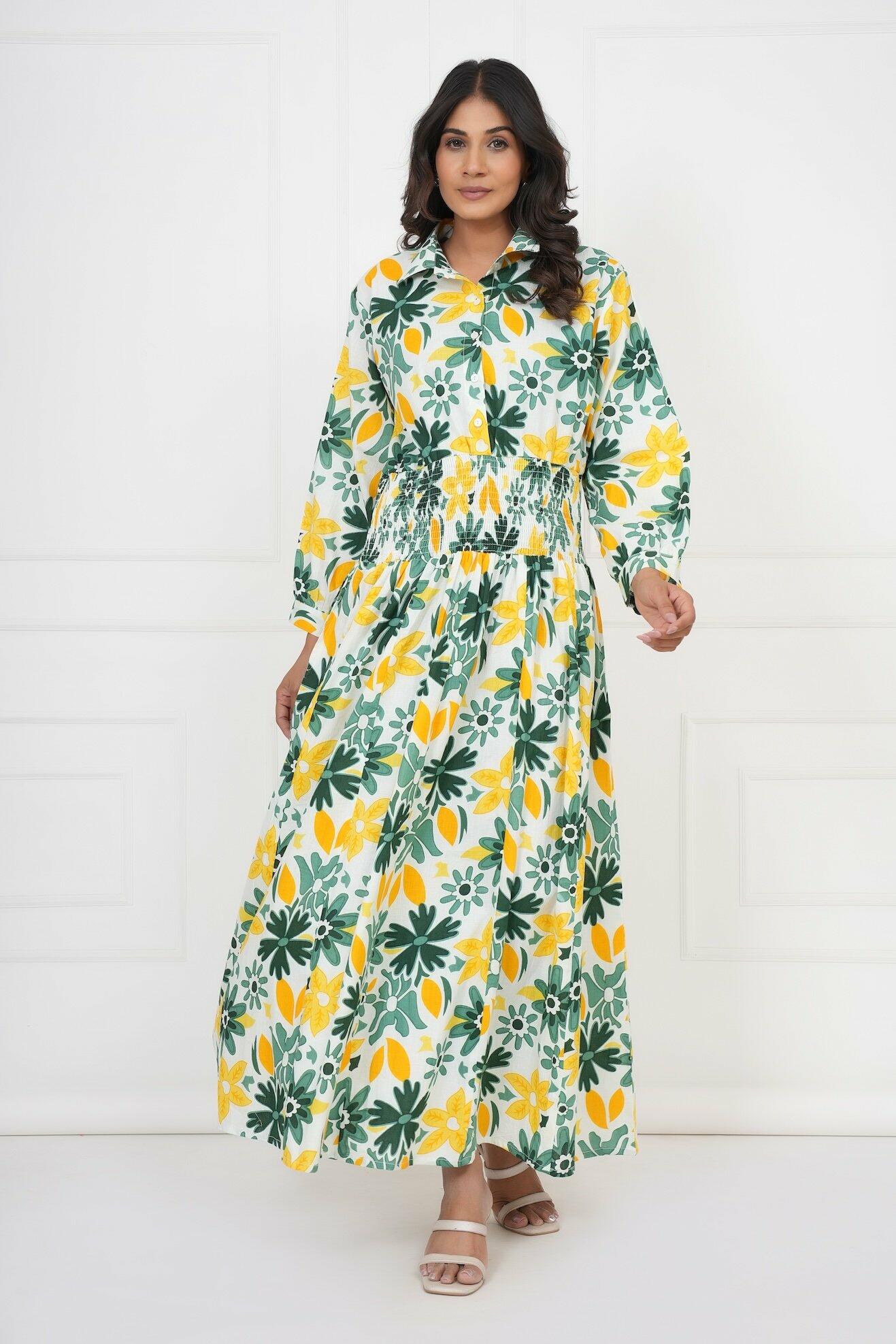 Classic Shirt Dress - White image 4