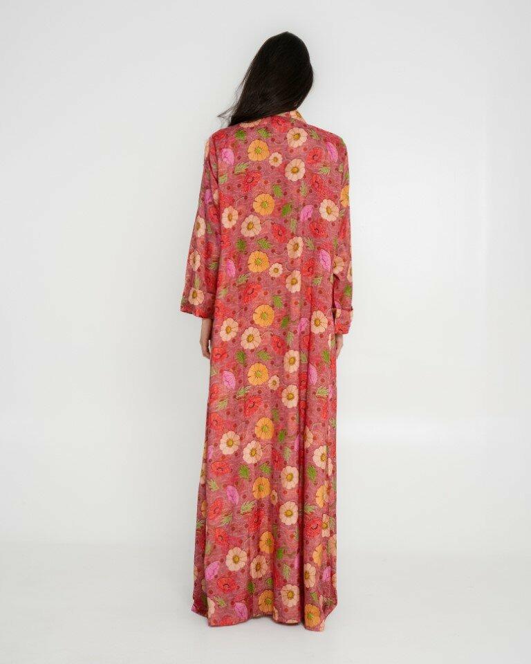 Cotton Sateen Dress Set - Pink image 3