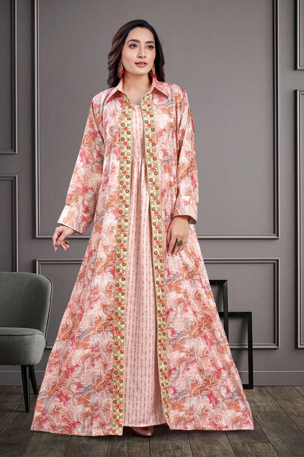 Linen Dress Set  - Orange image 0