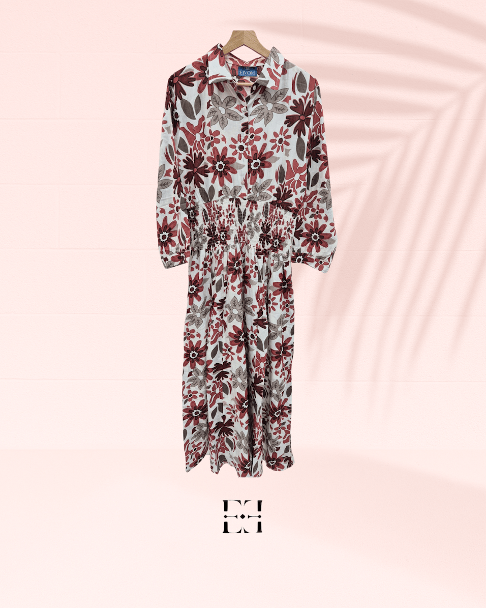 Classic Shirt Dress - Red image 0