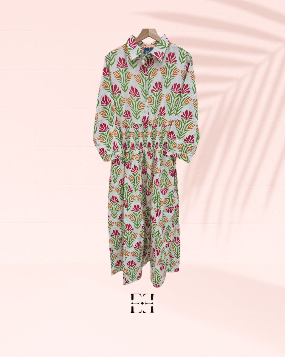Classic Shirt Dress - White image 0