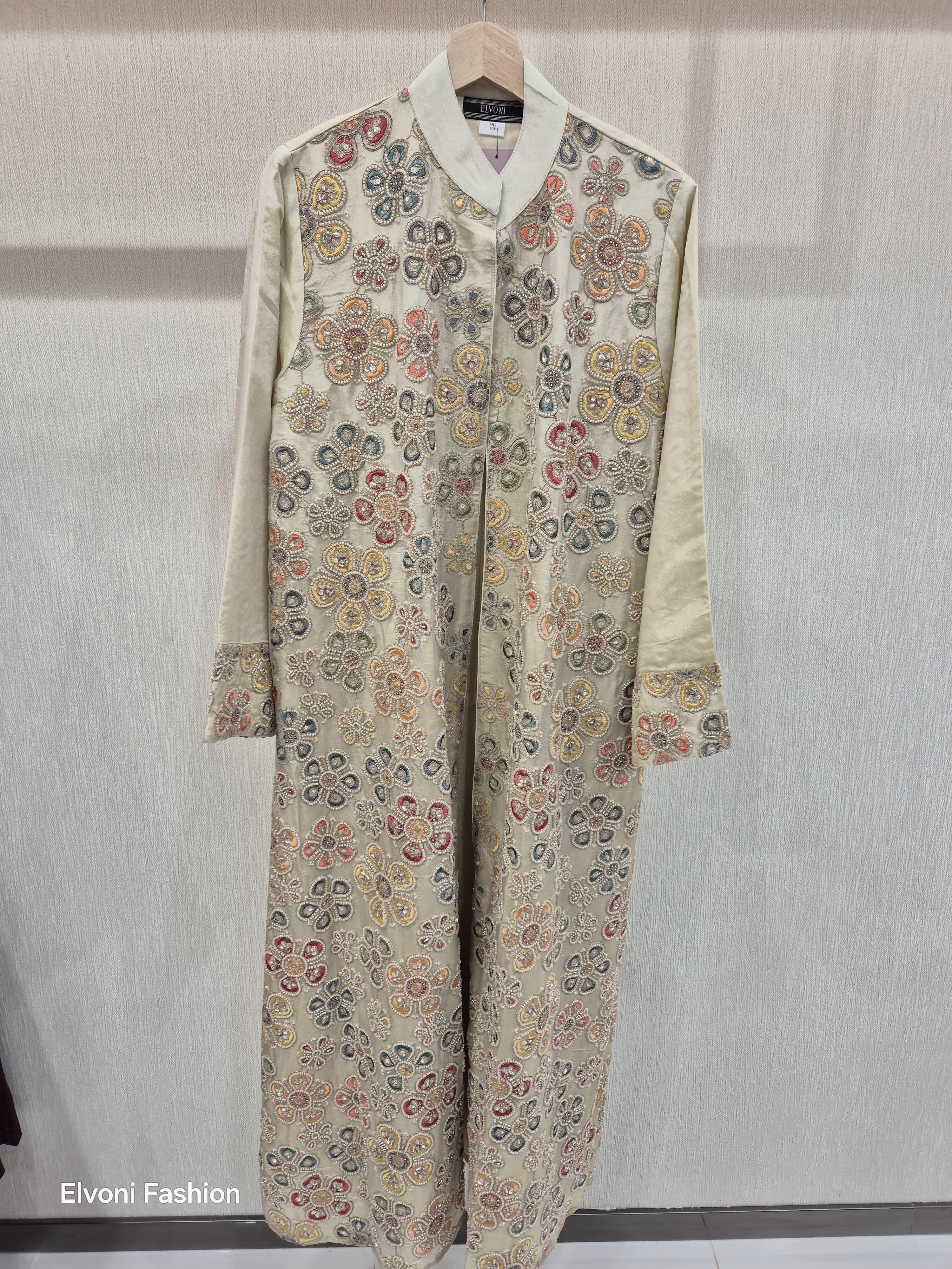 Hand-Embroidered Jacket – Fleur image 0