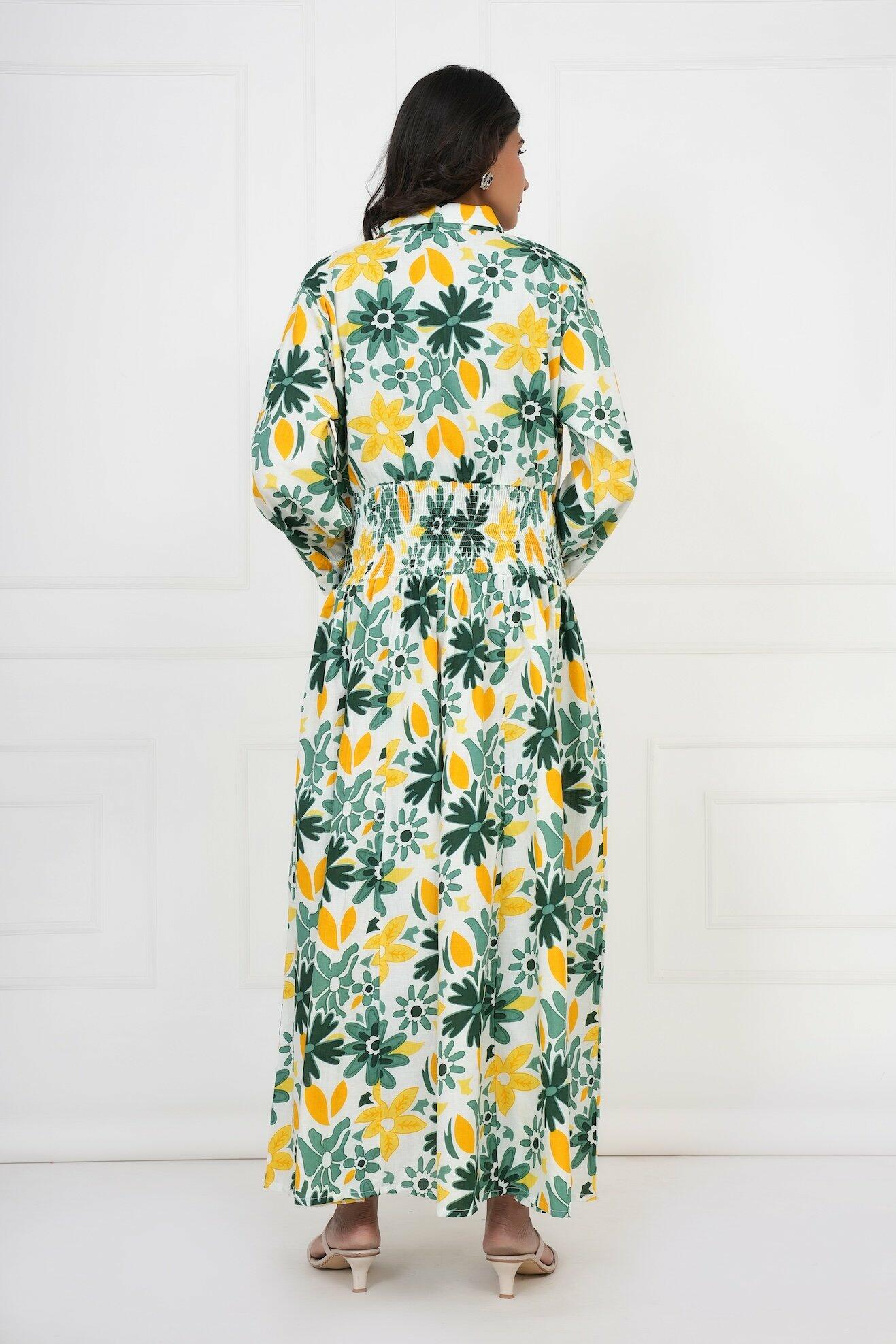 Classic Shirt Dress - White image 6