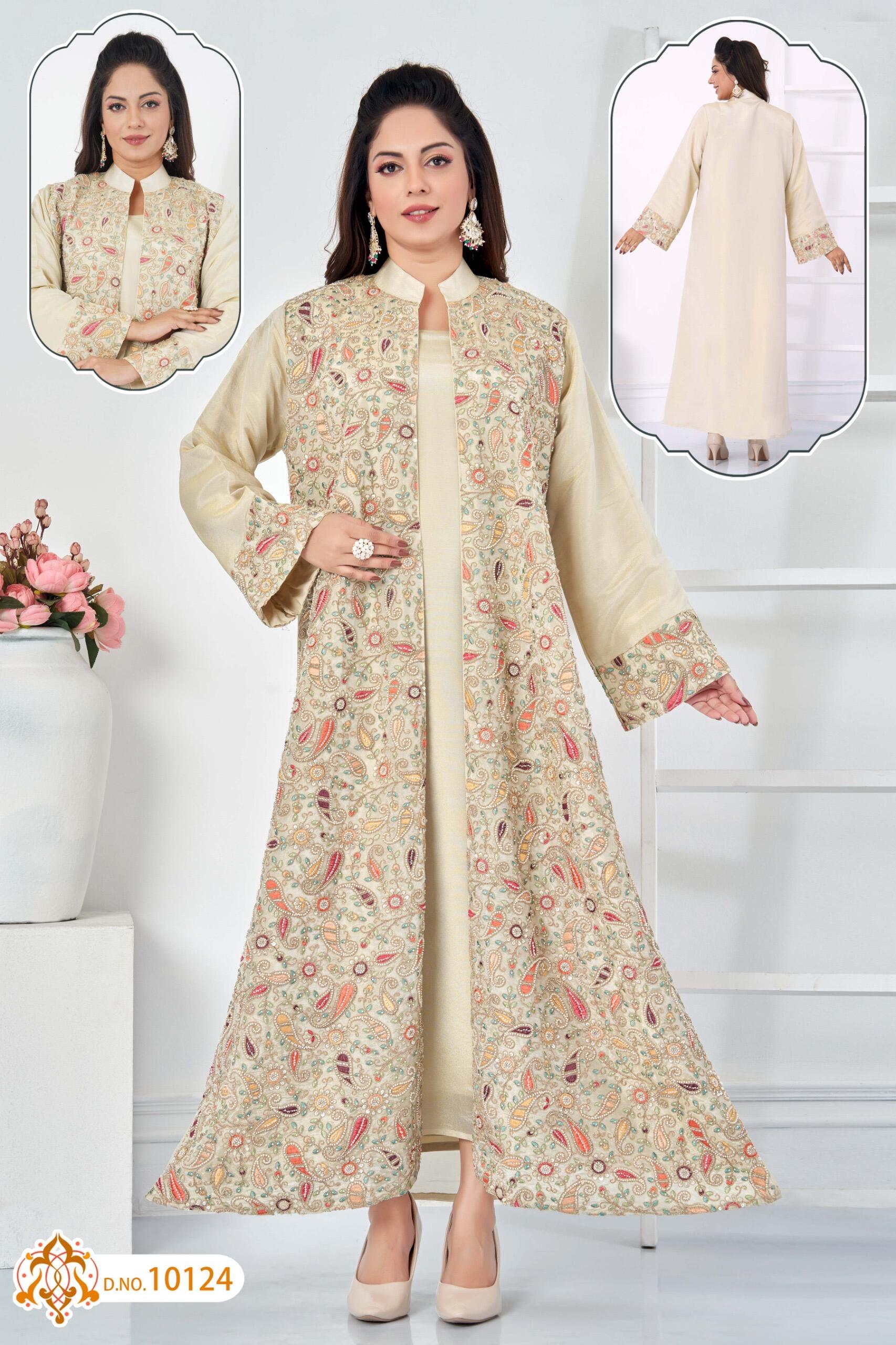 Hand-Embroidered Bisht image 1