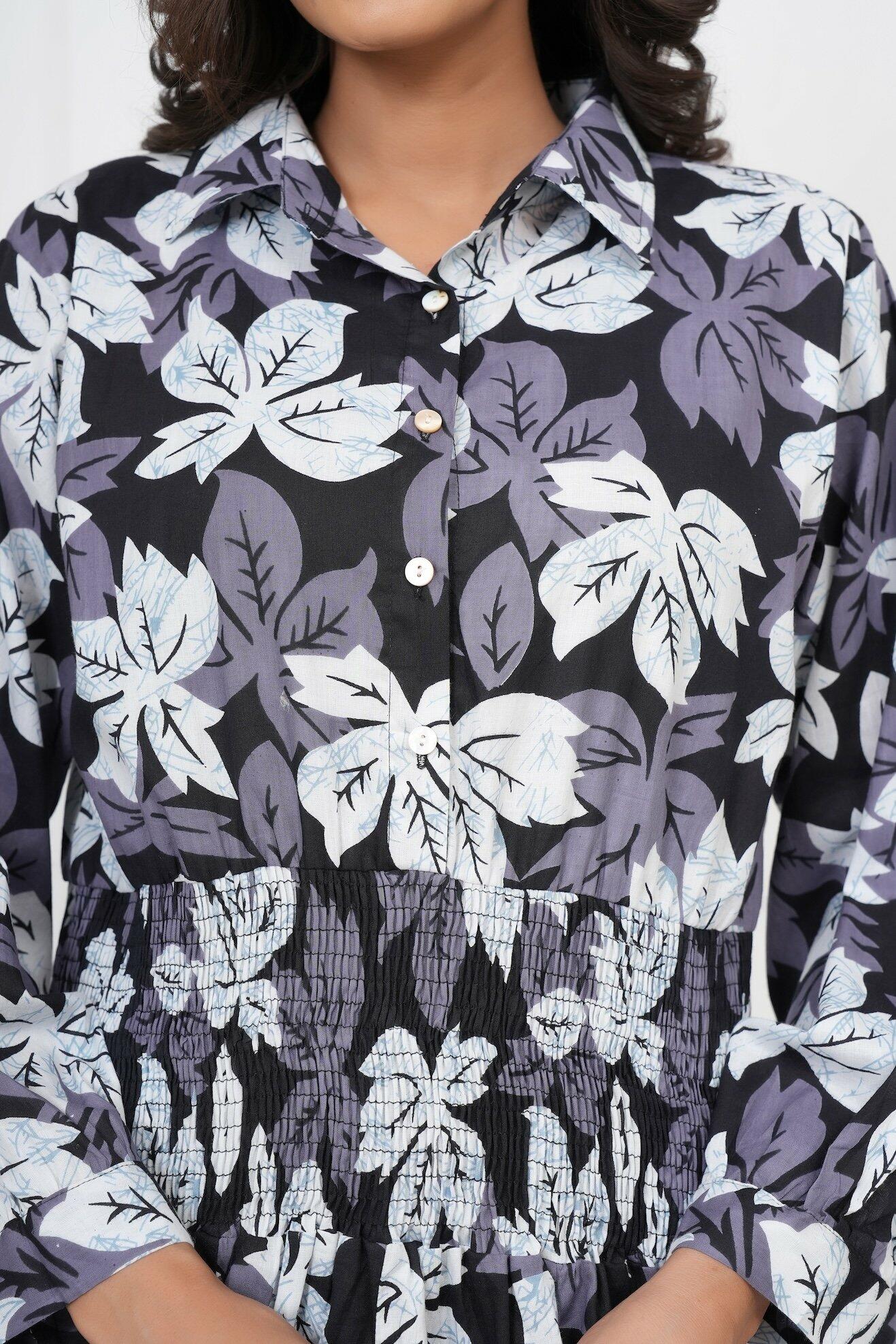 Classic Shirt Dress - Black image 8