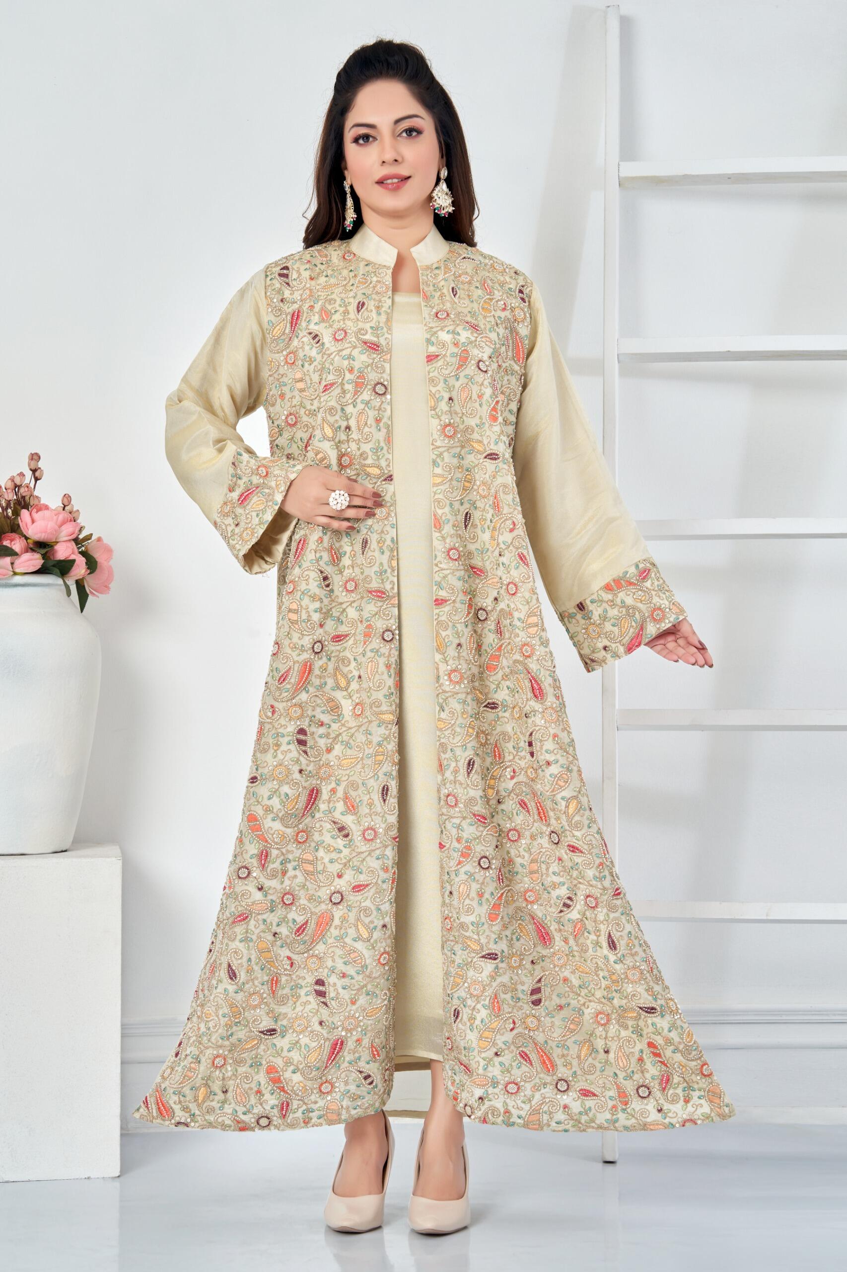 Hand-Embroidered Bisht image 0