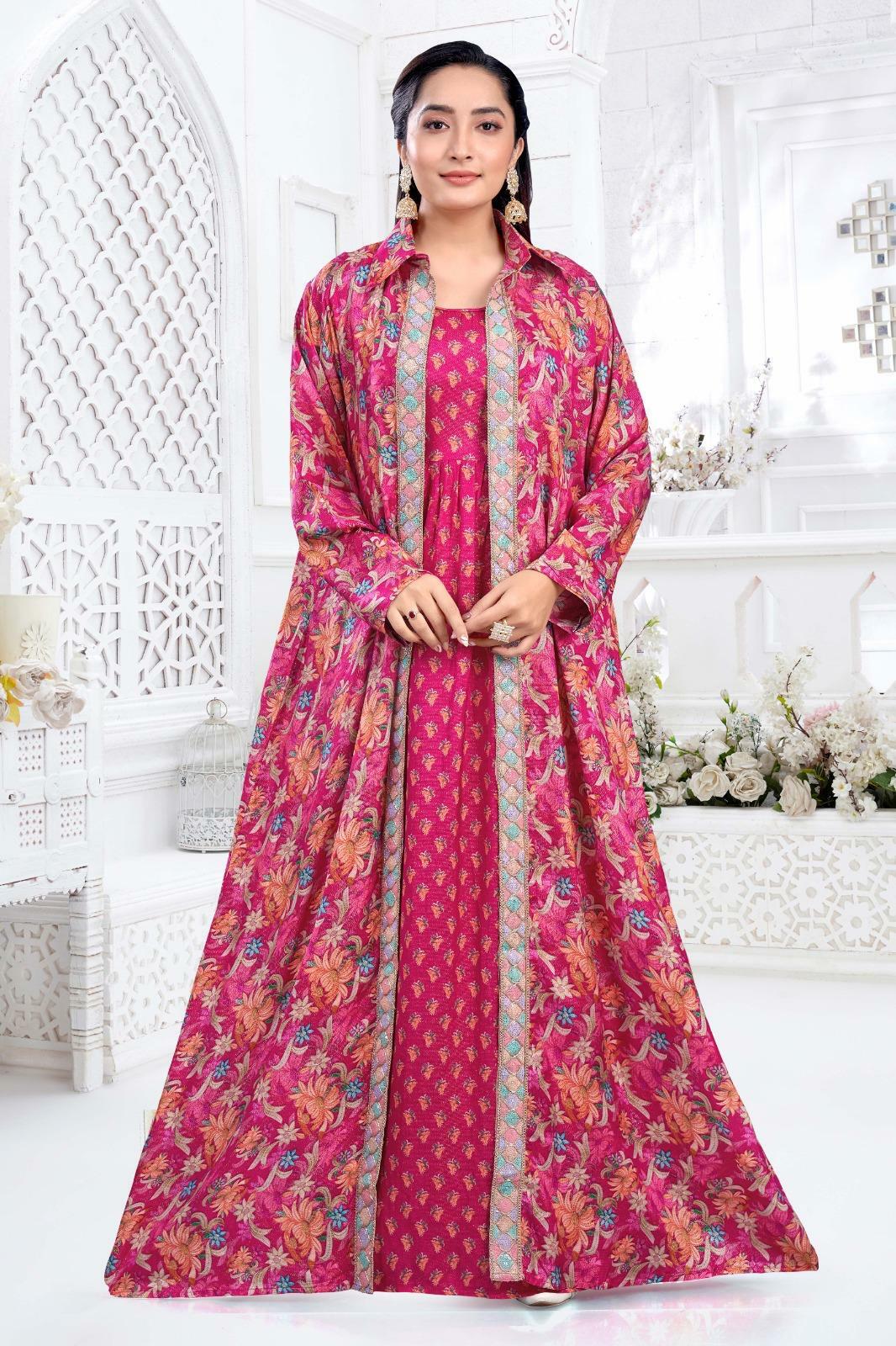 Cotton Sateen Dress Set - Pink image 0