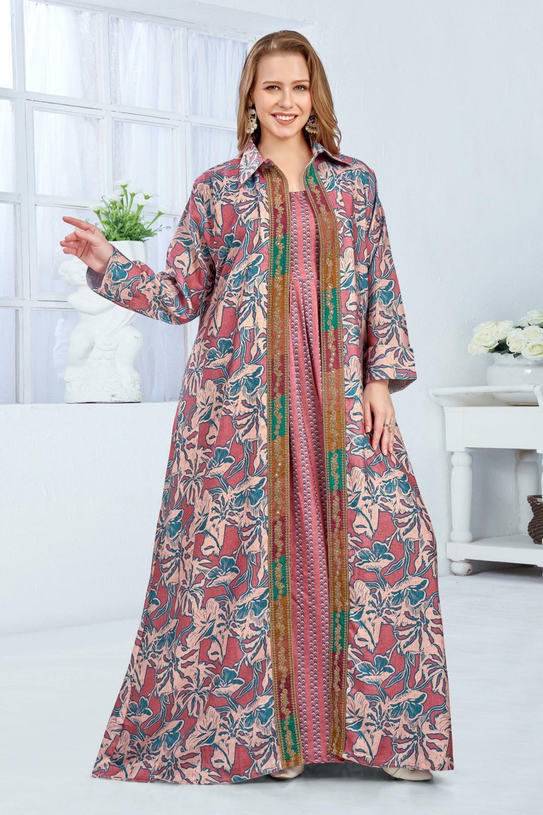 Linen Dress Set  - Pink image 0
