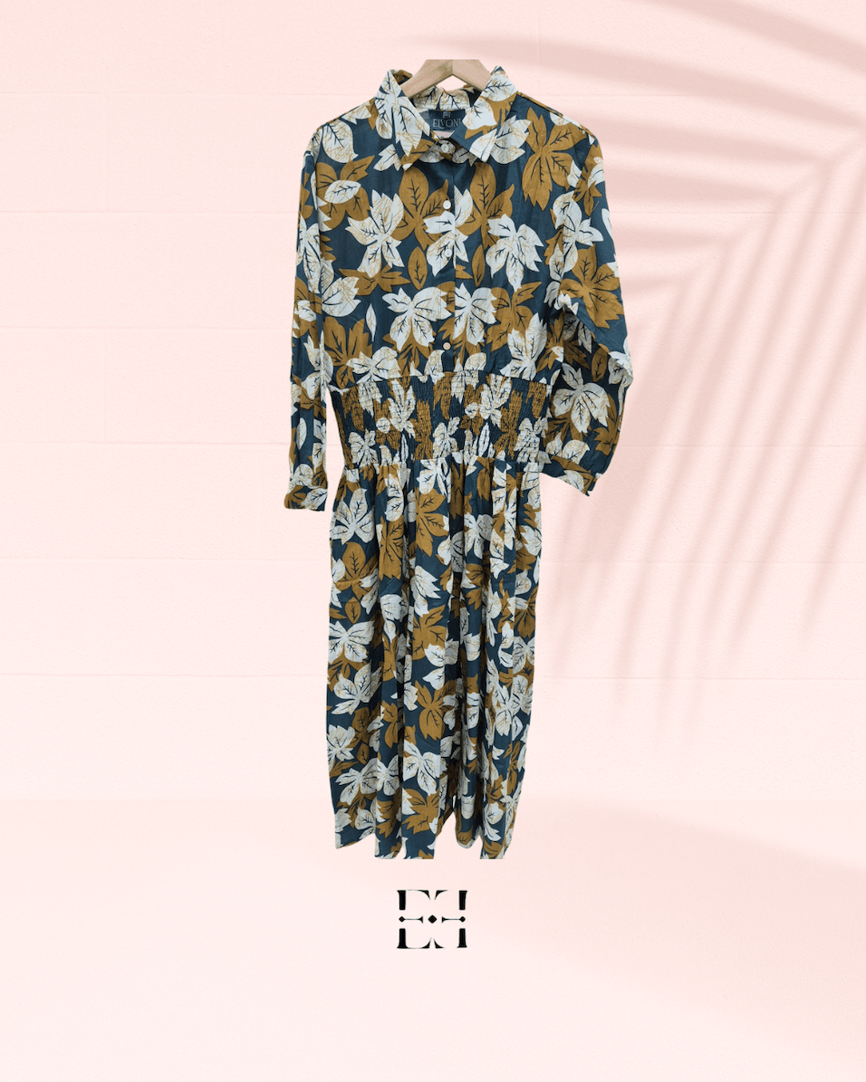 Classic Shirt Dress - Green image 0