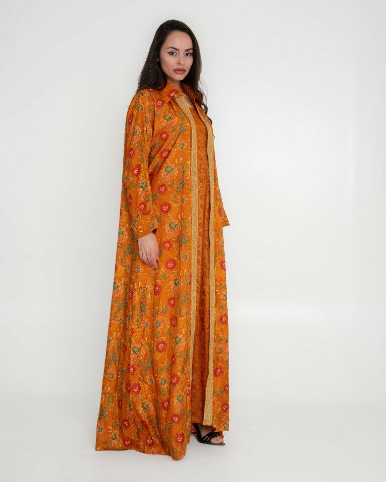 Cotton Sateen Dress Set - Yellow image 2