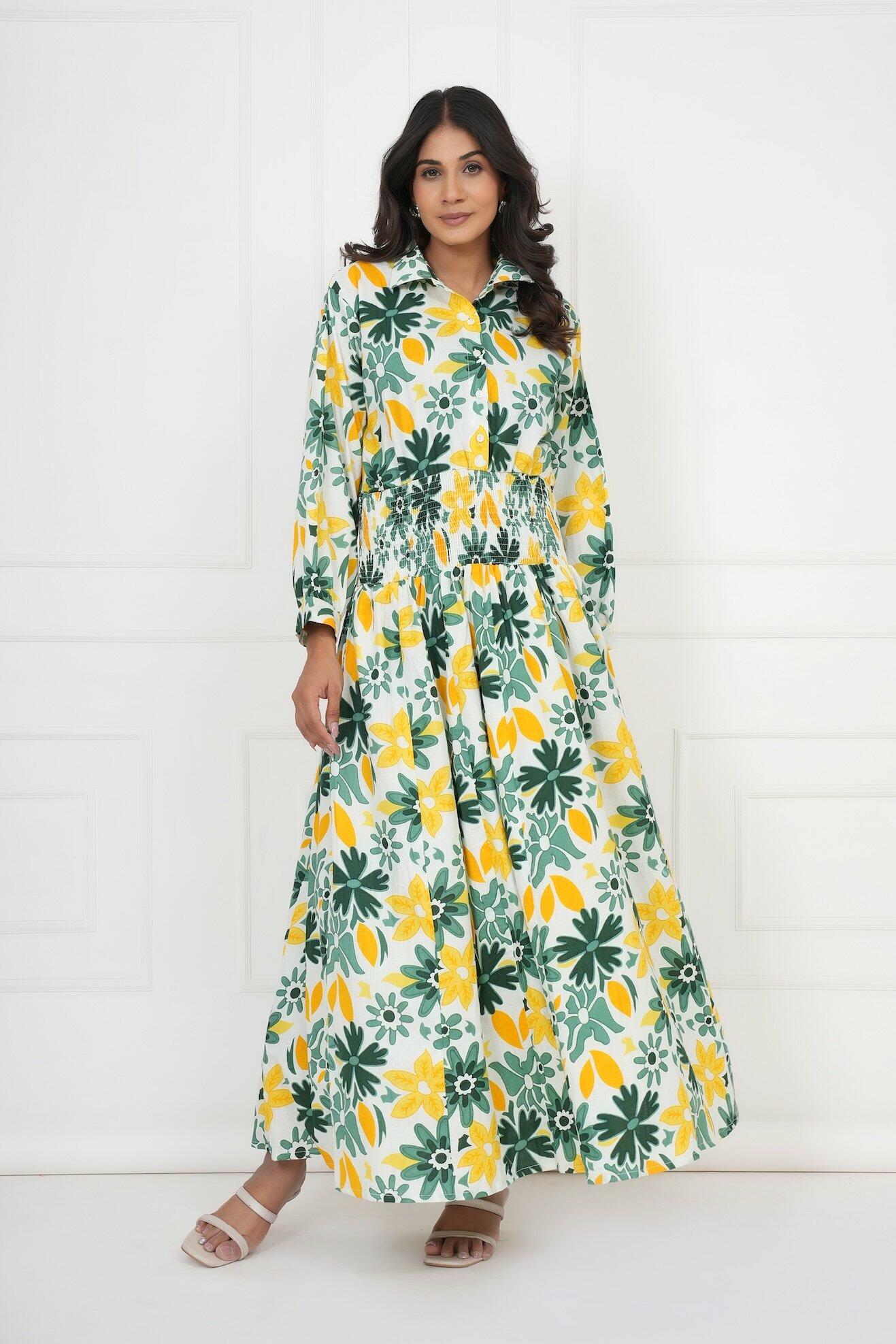 Classic Shirt Dress - White image 5