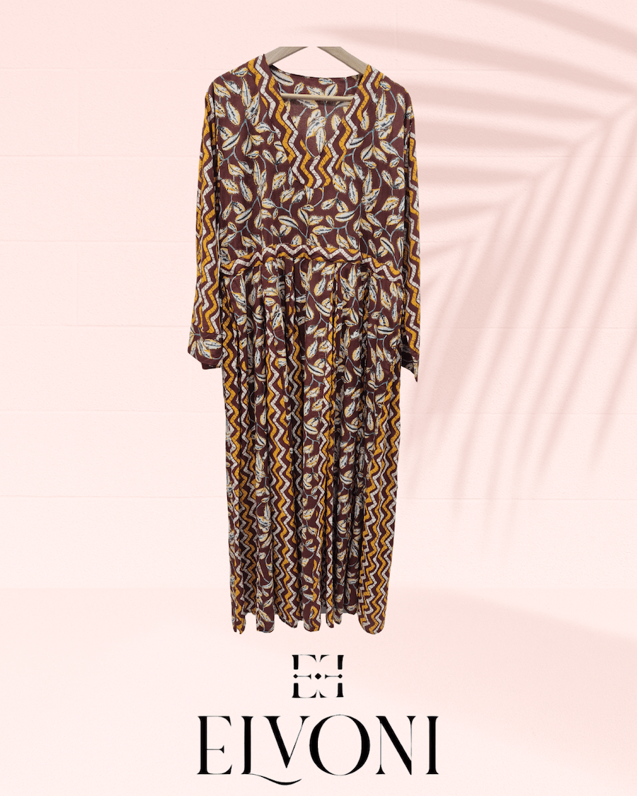 One-Piece Dress - Maroon image 0