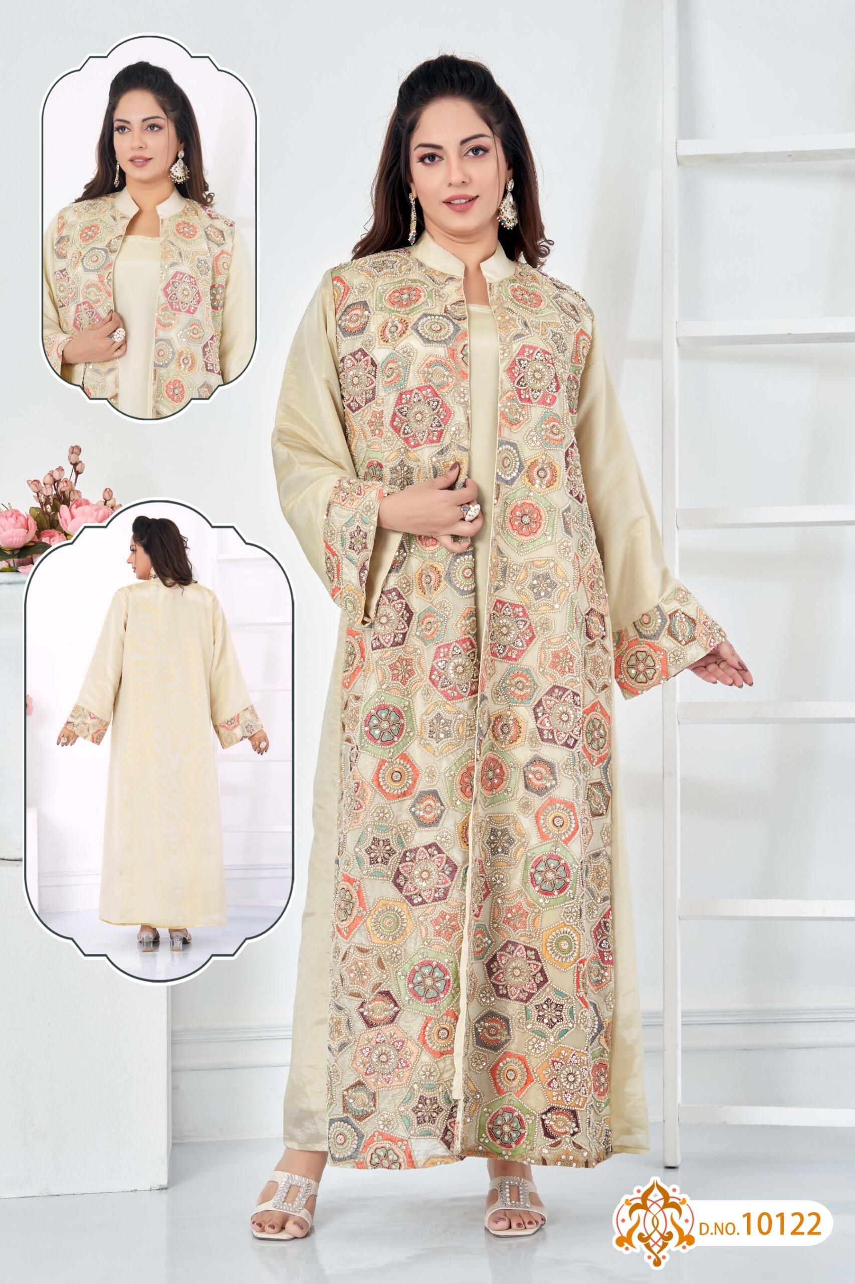 Hand-Embroidered Bisht image 1