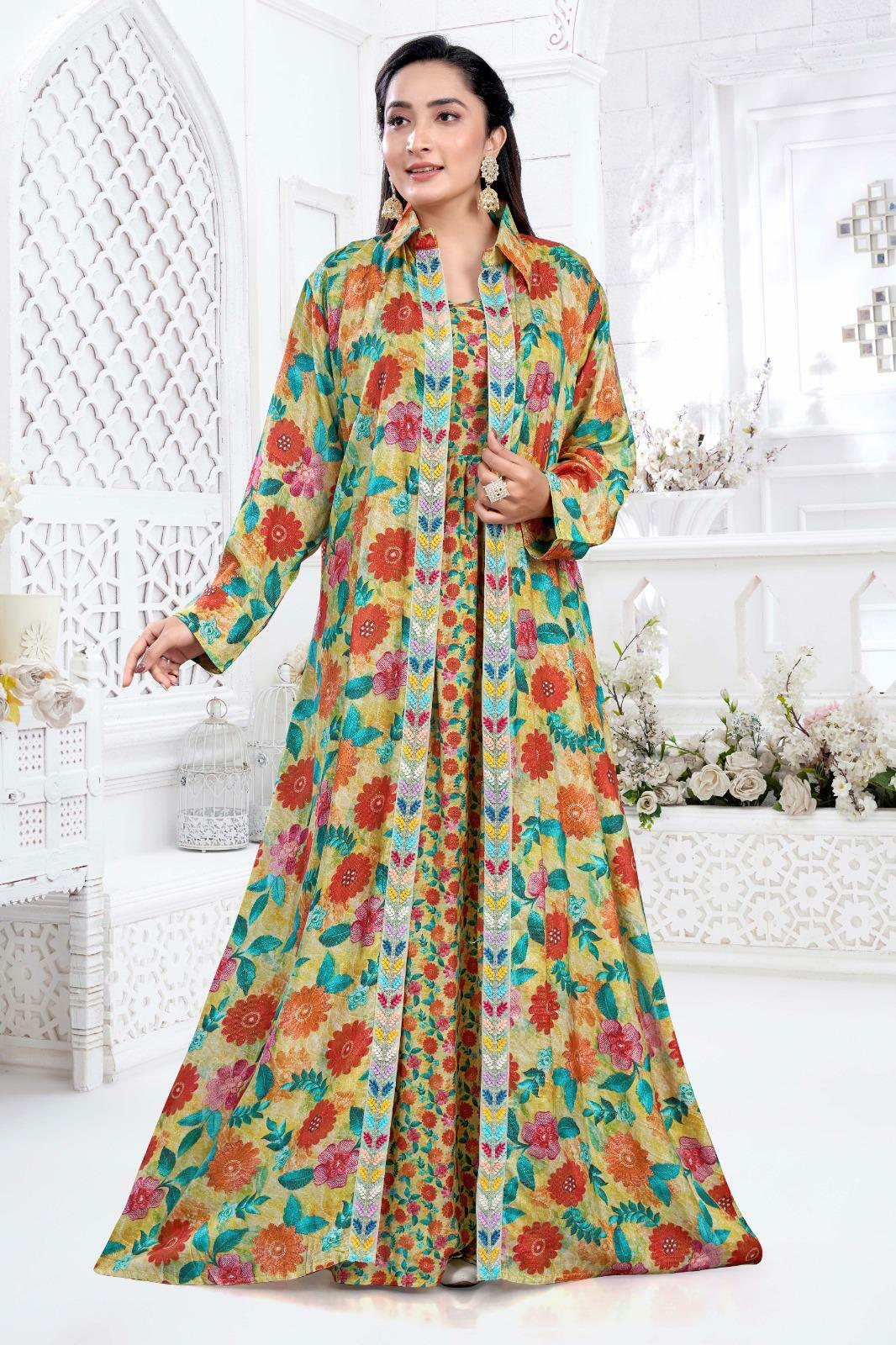 Cotton Sateen Dress Set - Yellow image 0