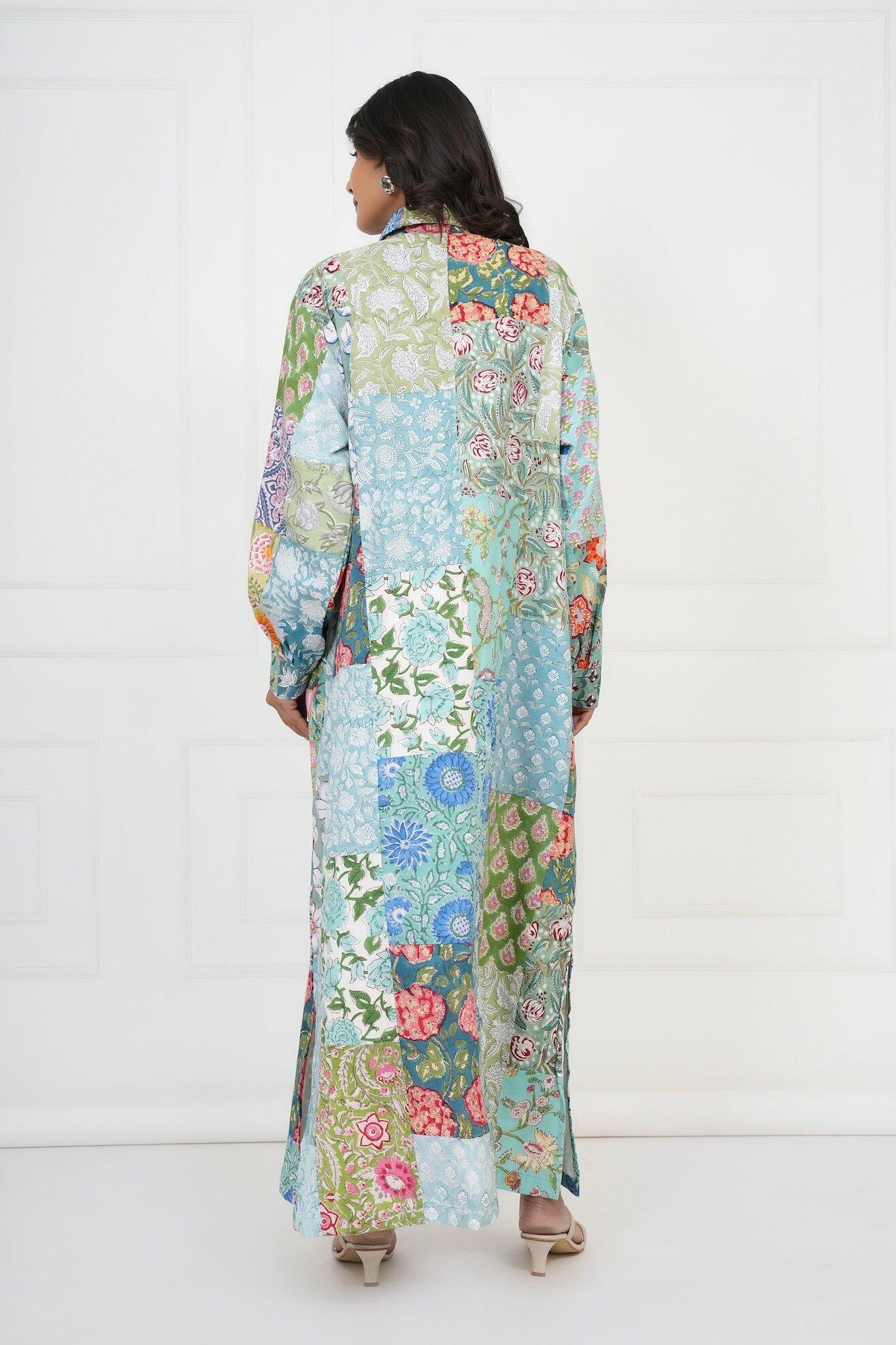Patchwork Dress - Green  image 5