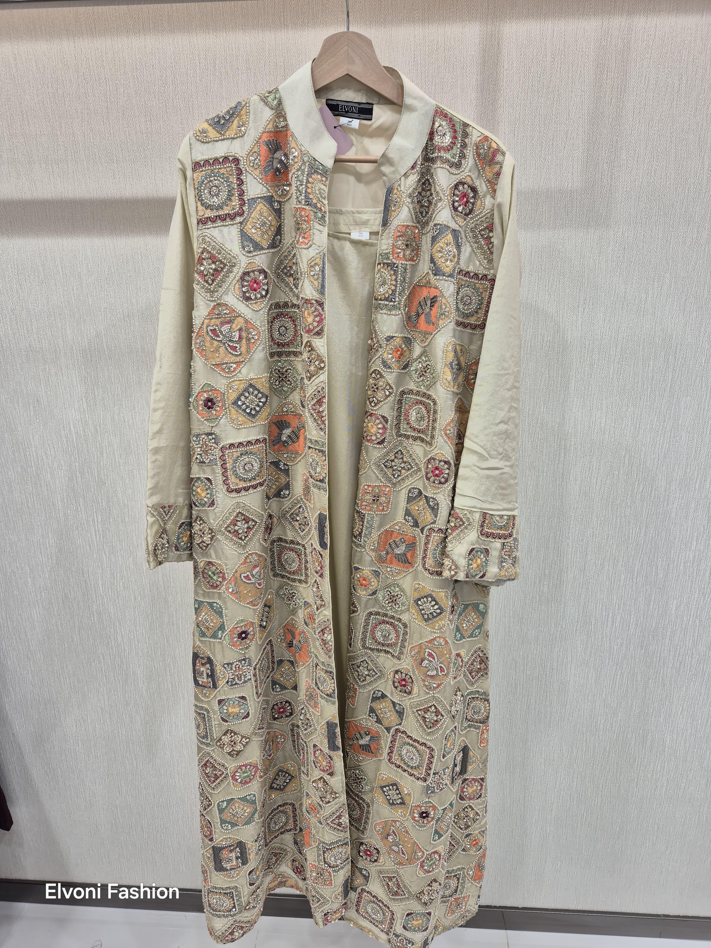 Hand-Embroidered Jacket – Élan image 0