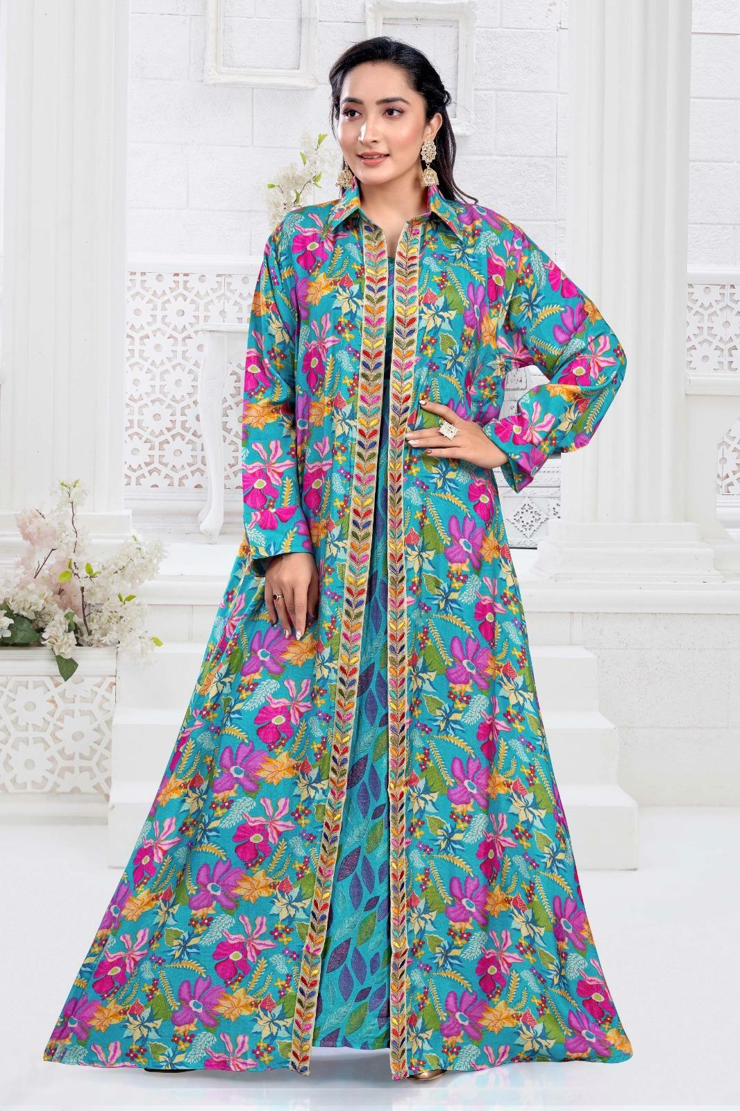 Cotton Sateen Dress Set - Green image 0