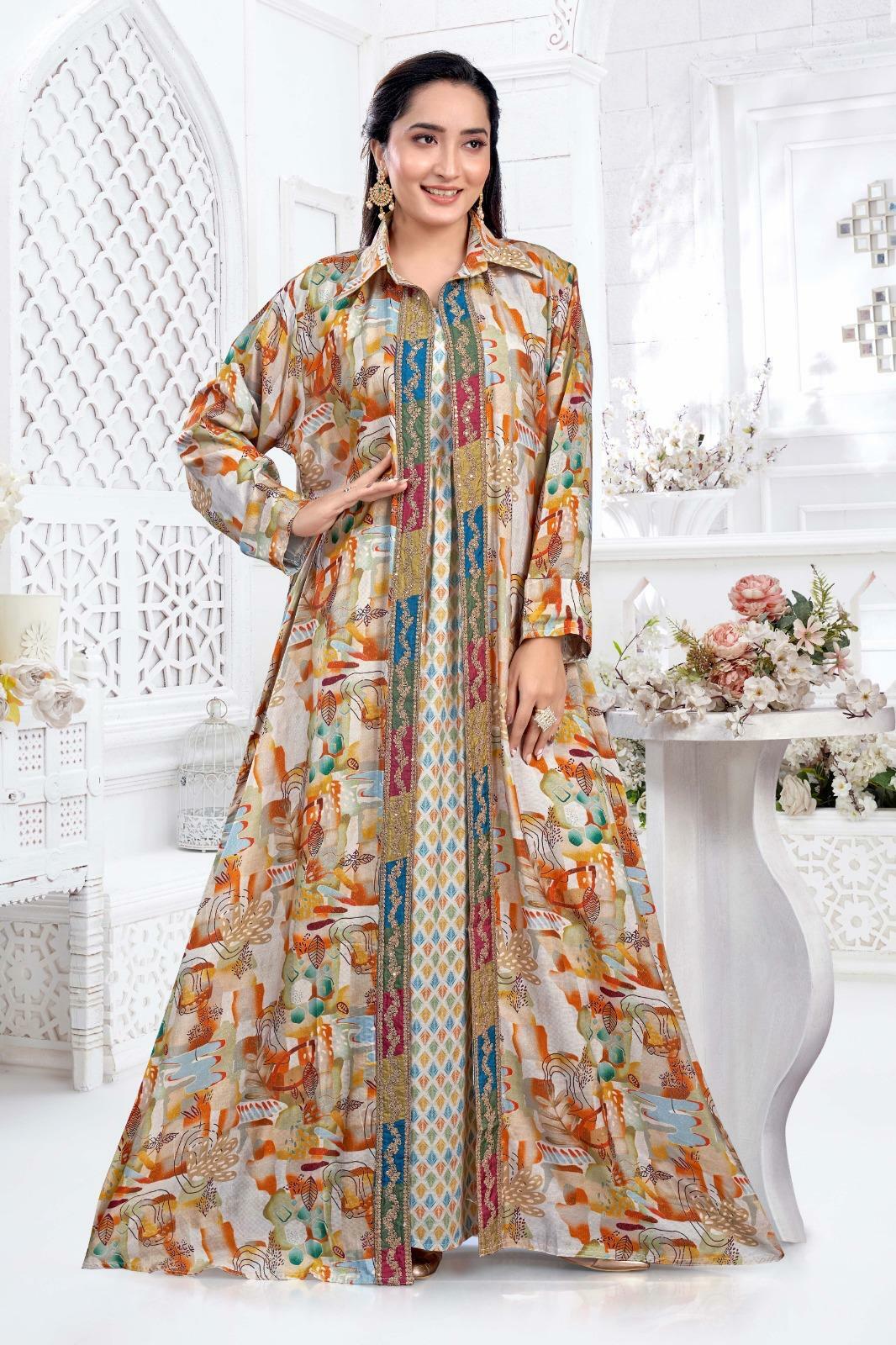 Cotton Sateen Dress Set - Beige image 0