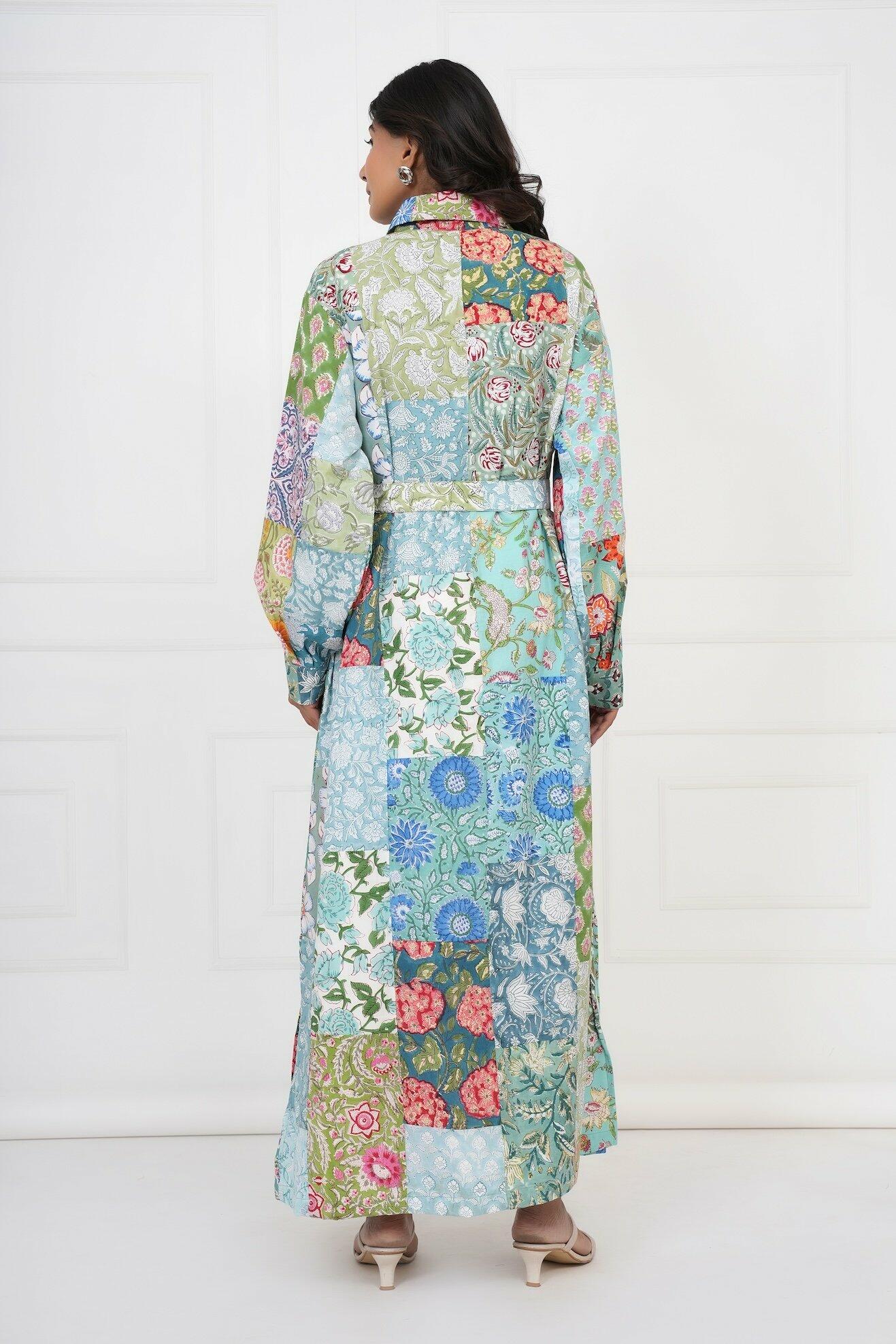 Patchwork Dress - Green  image 10