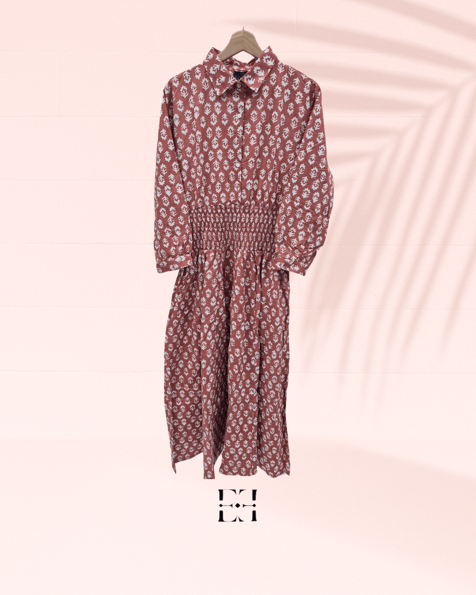 Classic Shirt Dress - Red image 0