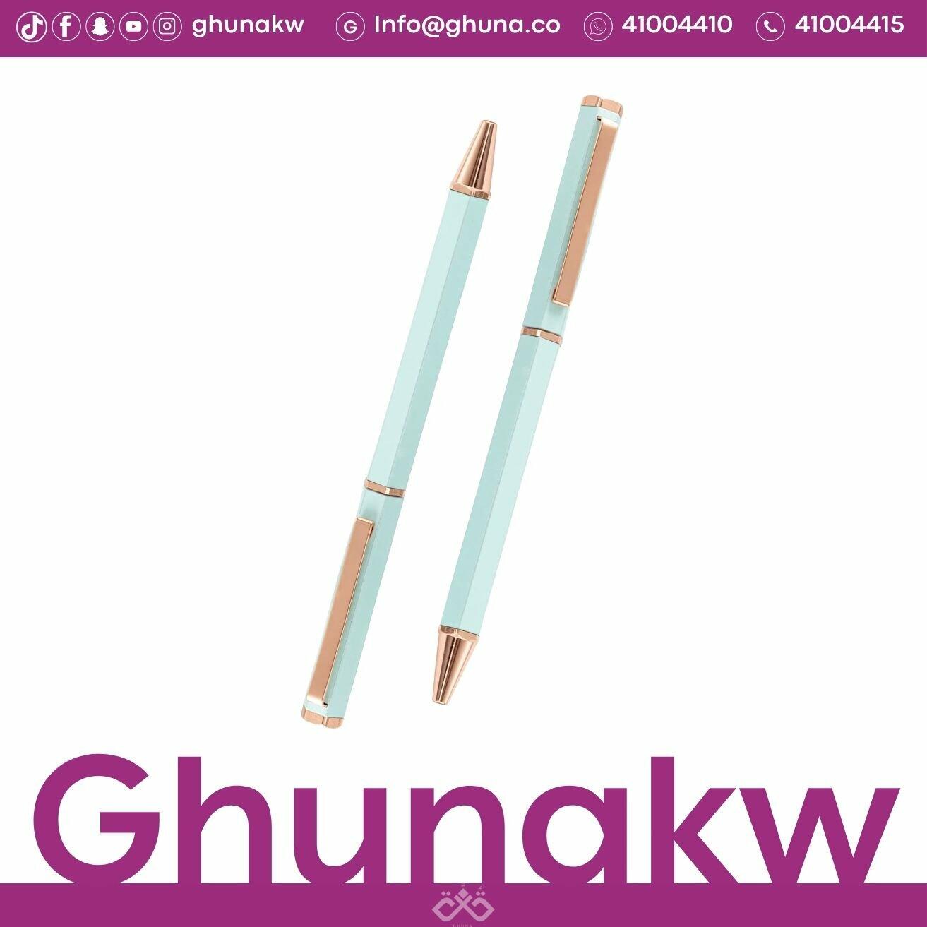 قلم حبر أنيق-#d5eeec image 0