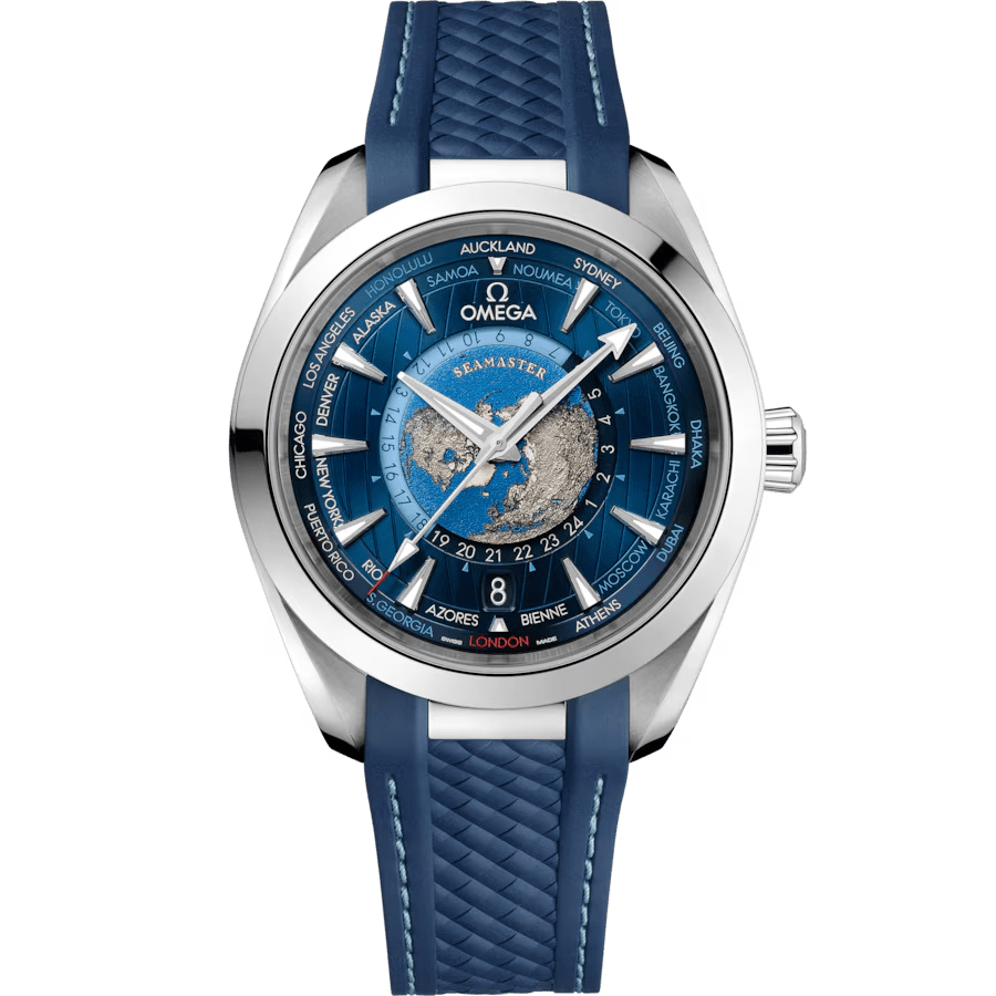 Omega Seamaster Aqua Terra Navy Rubber Navy Dial image 0