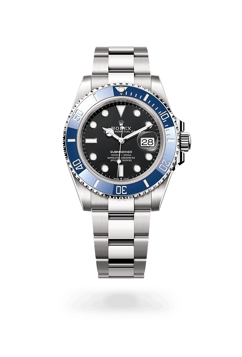ROLEX SUBMARINER BLACK DIAL - BLUE FRAME - MQ image 0