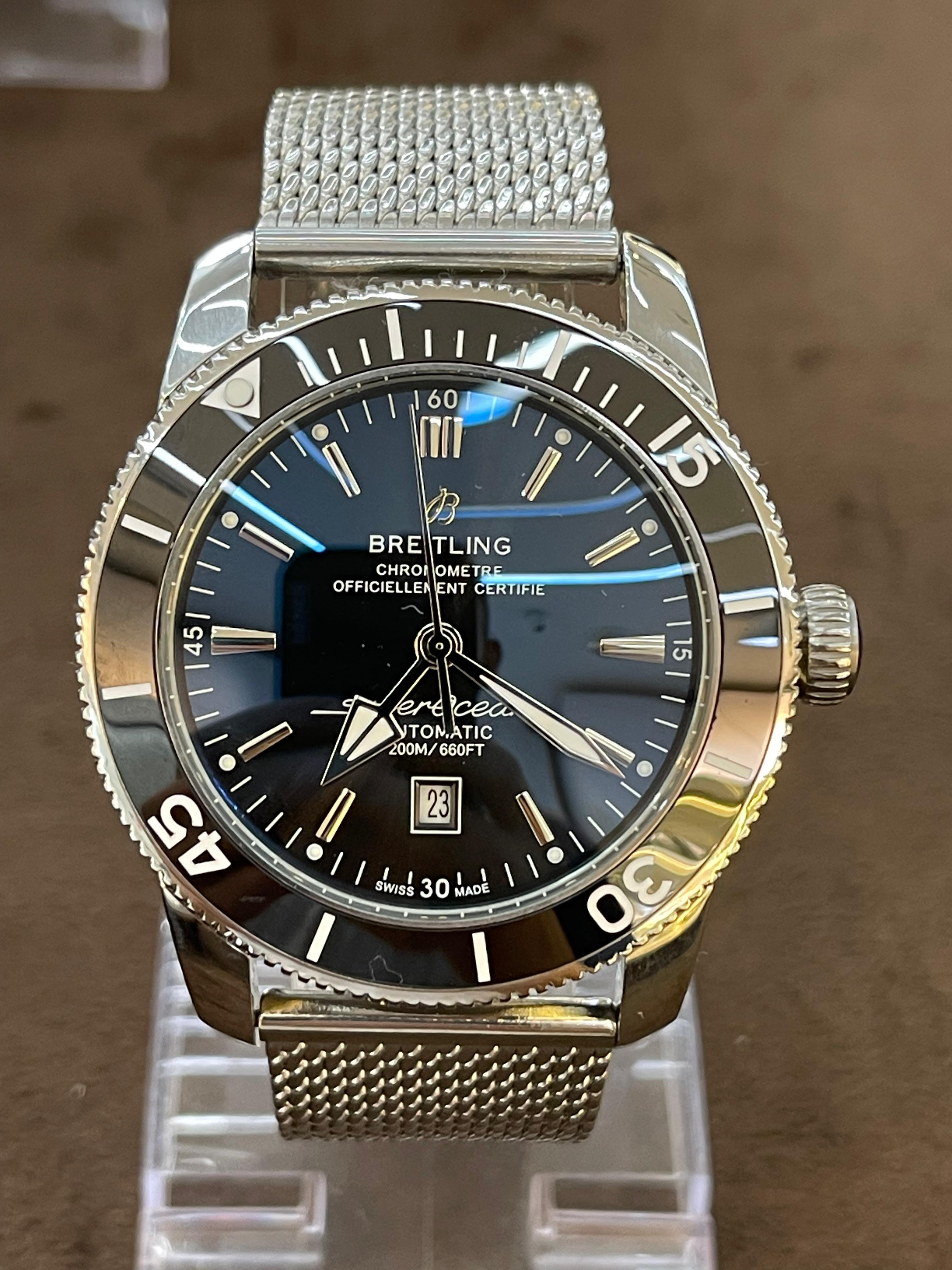 BREITLING Superocean heritage navy dial  image 0
