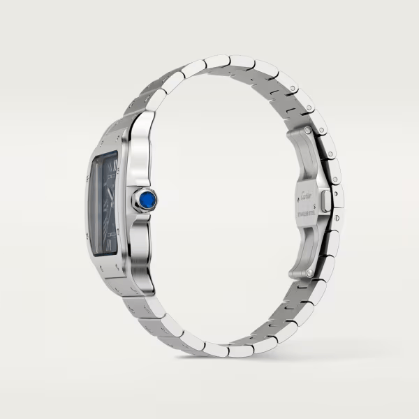 Cartier Santos metal navy dial image 2