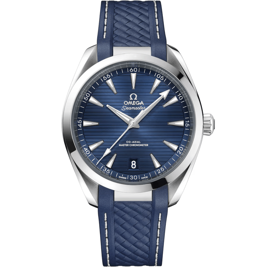 Omega Seamaster Aqua Terra Navy Rubber Navy Dial image 0