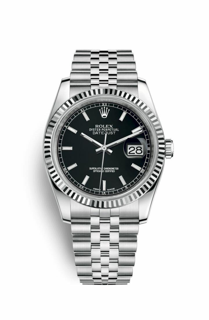 ROLEX DATEJUST BLACK DIAL (J) Z - R image 0