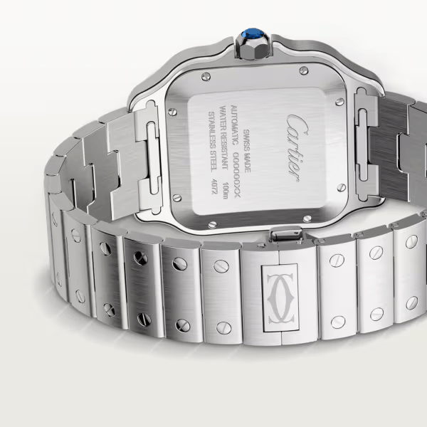 Cartier Santos metal navy dial image 1