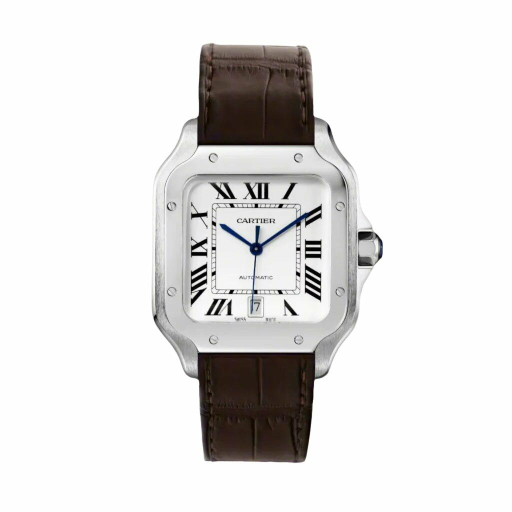 Cartier Santos Brown leather image 0