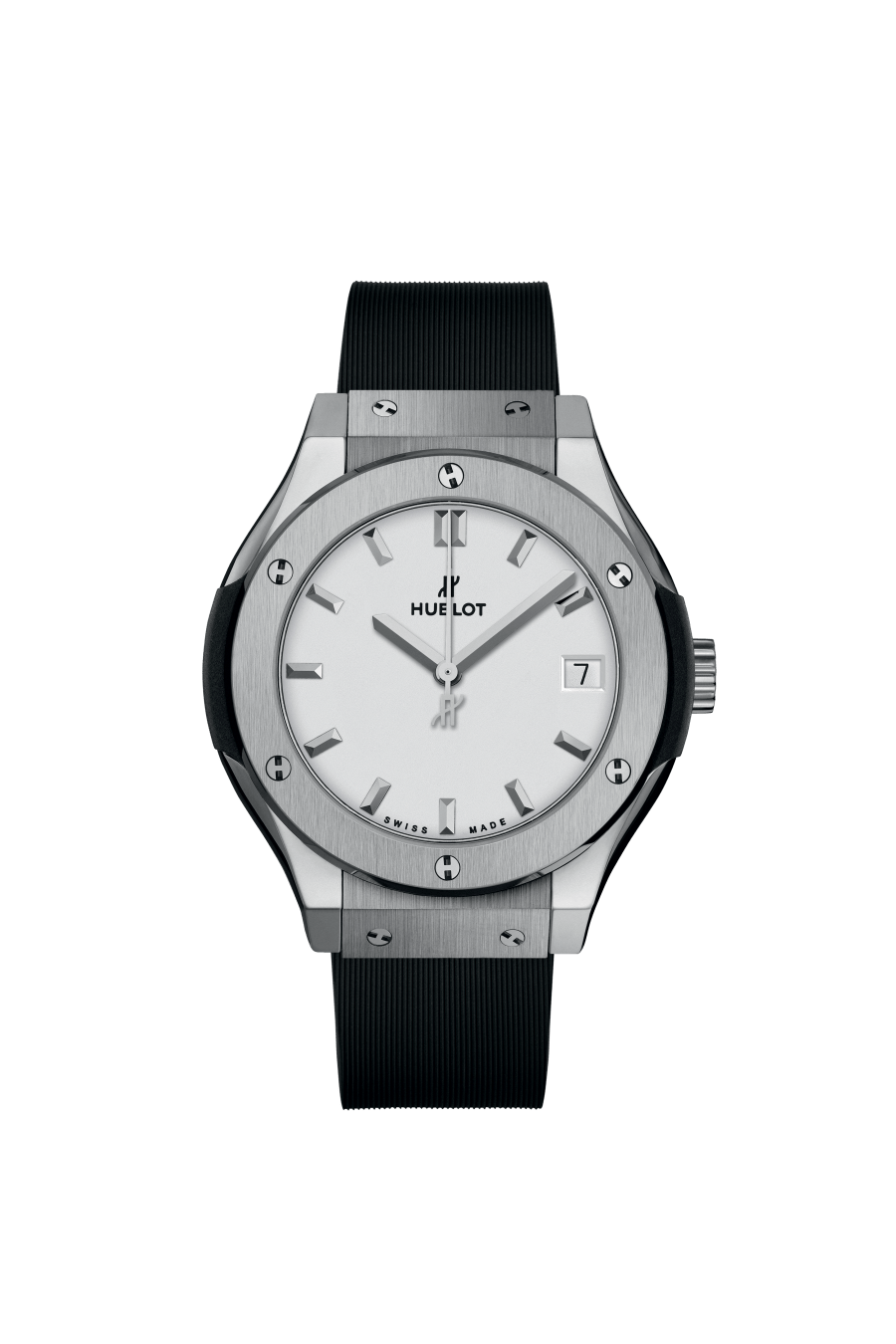 Hublot Classic Fusion Black Rubber White Dial image 0
