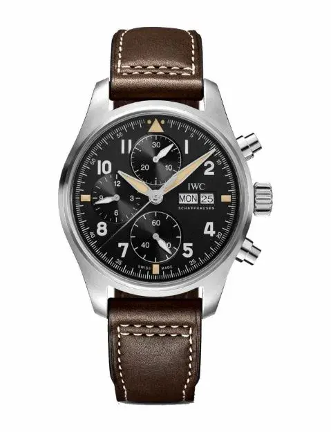 IWC Pilot's BROWN DIAL- BROWN LEATHER image 0