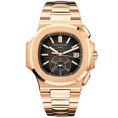 PATEK PHILIPPE NAUTILUS Rosegold Chronograph (BLACK) image 0