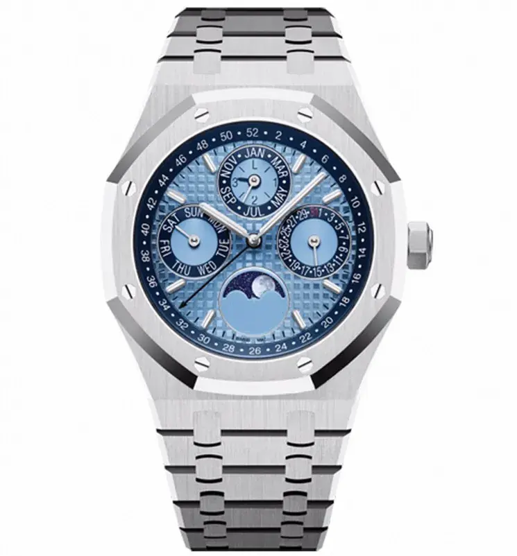  AP ROYAL OACK PERPETUAL CALENDER (LIGHT BLUE) image 0